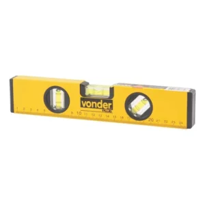 Nível De Alumínio Base Magnética 3 Bolhas 10'' Pol Vonder