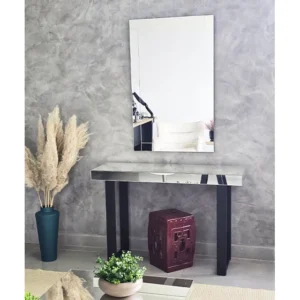 Espelho Decorativo de Parede para sala e banehiro Slim Clean A 120 X L 80 Cor da moldura Espelhada Demoglass