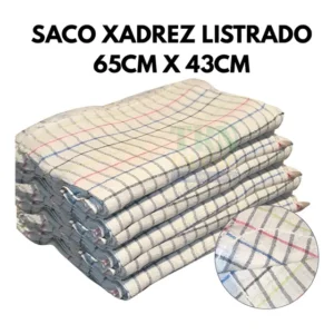 Kit Até 10 Panos Chão Quadriculado Grande 65cm X 43cm Geral