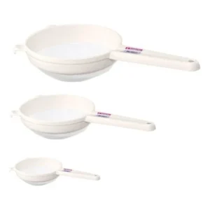 Kit 3 Peneiras Sanremo Tela Nylon BPA Free 14,5cm 10,5cm 7,5cm