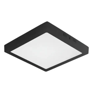 Painel Plafon Led Sobrepor Quadr. Preto 18w 6500k Taschibra