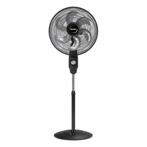 Ventilador Ecolo 6 Pás Pr-gr Preto/garafite - 127v Mallory 40 Cm Preto 127v Dourado Plástico 6