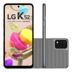 Smartphone K52 4g Tela 6,59'' 64gb 3gb Ram Cinza LG