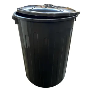 Lixeira Plástica Com Tampa 65 Lts Multiuso Preta Arqplast