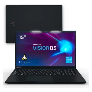 Notebook Positivo Vision Intel Core i3 8gb RAM 256gb Ssd Tela 15.6" Full Hd Linux - Preto