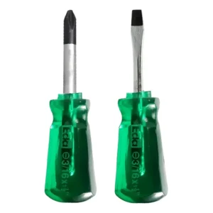 Kit Jogo Chave Fenda Phillips 2 Unid Eda 3/16 X 1.1/2 Aço Cromo