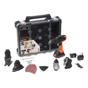 Furadeira e Parafusadeira Black Decker Modelo MTX20K6A Sem Fio Max Matrix 6 Cabeçotes Intercabiáveis
