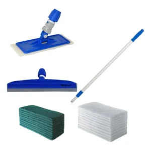 Kit De Limpeza Bralimpia Fibras Suporte Lt Cabo E Rodo Dry