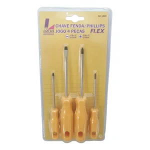 Kit De Chave Fenda Philips 4 Peças Ponta Imantada Lotus 2665