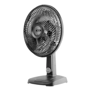 Ventilador Mallory De Mesa Ts30 30cm Estrutura Preto Pás Grafite Diâmetro 30 cm Material das pás Plástico Quantidade de pás 6 127