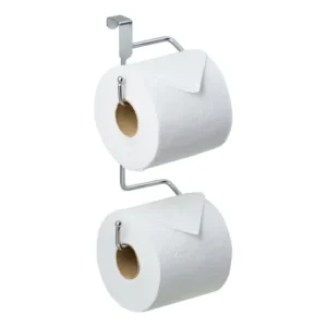 Porta Papel Higiênico Suporte Rolo Duplo Caixa Acoplada Vaso