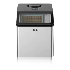 Máquina De Gelo 35 Kg Inox Ice Compact - Emg35 - Eos Cor Prata