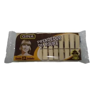 120 Prendedor De Roupa Madeira Varal Pregador Promoção