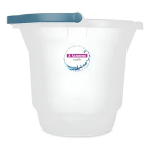 Balde Plastico Sanremo 8,5 Litros Hydrus Alça Anatomica Transparente