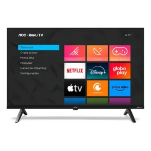 Smart TV AOC 40" 40S5045/78G Roku TV DLED Full HD