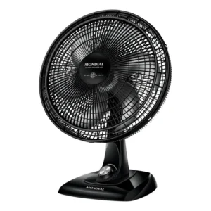 Ventilador De Mesa Mondial 40cm Super Power V40b Cor da estrutura Preto Cor das pás Prata