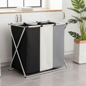 Cesto Roupa Suja Multiuso Dobrável Organizador Lavanderia