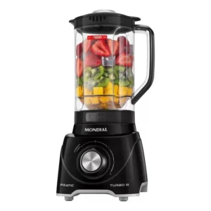 Liquidificador L-93-bg 3 Velocidades Preto E Cinza Mondial Preto 127v