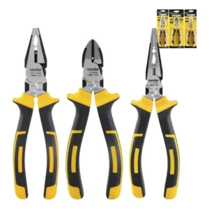 Kit Jogo Alicate Universal, Corte E Bico Eletricista 1000v