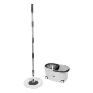 Rodo Mop Giratório Com Cesto Em Aço Inox Vonder