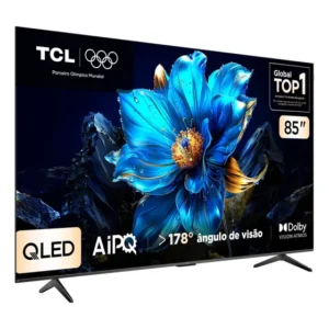 Smart TV TCL 85 Polegadas QLED 4K P7K WiFi Bluetooth Google TV HDR10+ Dolby Atmos Dolby Vision 85P7K