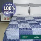 Lençol De Cobrir Queen 2,50x2,20 Malha 100% Algodão 140g Fio 24/1 Cardado Toque Macio Respirável Não Encolhe Não Dá Bolinha Viés Reforçado Cozzilar Modelo 1 - Imagem 5