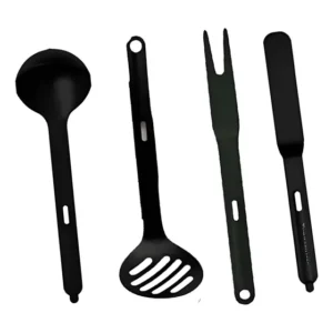 Tupperware® Conjunto Garfo Espátula Escumadeira Concha