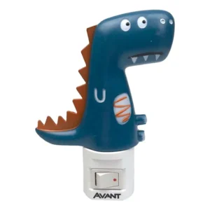 Luz Led Noturna Avant Dino 1w Luz Quente 3000k - Bivolt Azul Bivolt