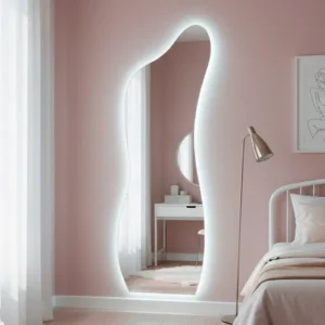 Espelho Decorativo Led 150x50cm Parede Quarto Sala Banheiro