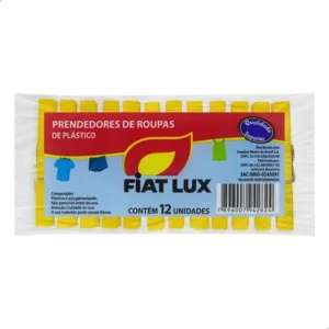 Prendedores De Roupa De Plástico Reforçado Fiat Lux 12un