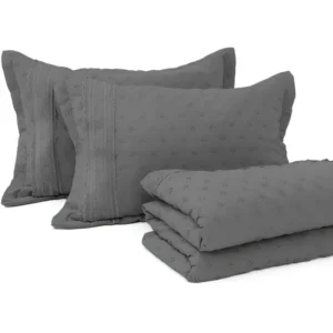 Kit Cobre Leito Queen 3 Peças Micro Percal Ultrassônico Bf Colchões