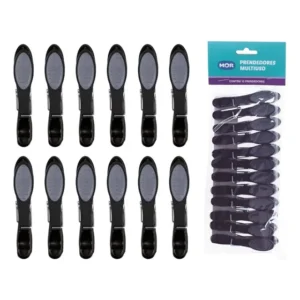 Kit Com 36 Prendedores De Roupas Emborrachado Maxxi Mor