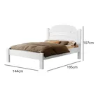 Cama Casal Tradicional Reforçada Iris Para Quarto - Imagem 5