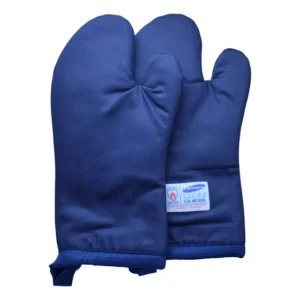 Luva Thermo Mão De Gato Térmica 35cm Cano Curta - Azul Azul Luva Thermo