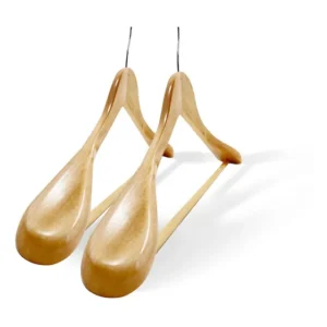 5 Unidades Cabides Terno Casaco De Madeira Luxo Topen Home