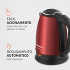 Chaleira Elétrica Mondial Premium CE-06-R Cor Vermelho/Inox - Imagem 4