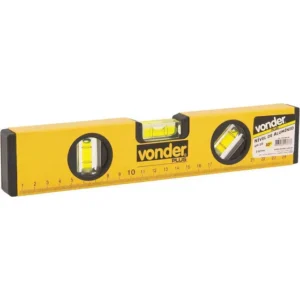 Nível Vonder 3 Bolhas Para Nivelamento 10 254mm De Alumínio