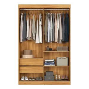 Guarda-roupa Solteiro Peônia Yescasa Cinamon Touch Hbwt