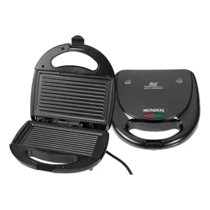 Sanduicheira Elétrica Mondial Sanduicheiras S-12 Cor Preto