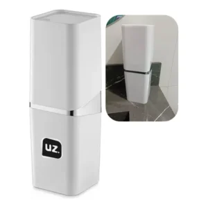 Porta Escova Slim Branco Metalizado Uz