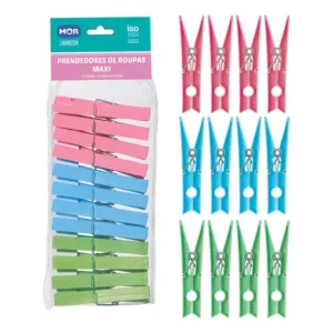 Kit 48 Prendedores De Roupas Maxxi Mor Resistente E Durável