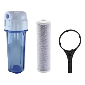 Filtro De Agua 9 Carbon Block Ponto De Uso Com Chave Transparente
