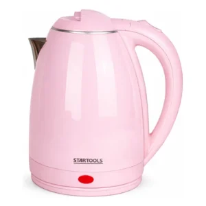 Chaleira Jarra Elétrica Inox Rosa Bebe Automatica 220v