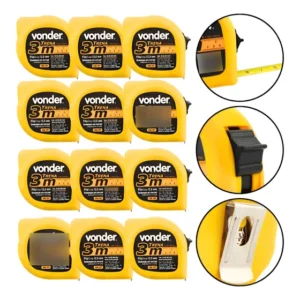 Kit 18 Trenas Curta De Aço 3 Metros Alta Qualidade - Vonder