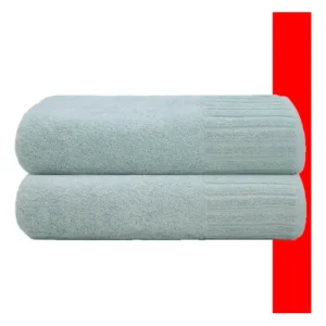 Kit 2 Toalhas Camesa Banhão Algodão 500g/m2 Gigante 85x150cm Limestone Lisa