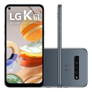 Smartphone K61 Tela 6,53'' 128gb 4gb Ram Titânio LG Cor Cinza-escuro