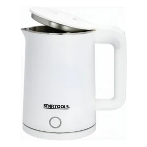 Chaleira Elétrica Jarra Design 1.6l Café Inox 220v Branca
