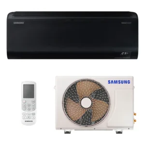 Ar Cond Inverter Windfree Black Samsung 12000 Btus Q/f Cor Preto