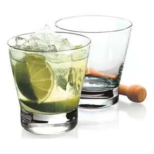 12un Copo Ilhabela Caipirinha Drink Rocks 350ml Nadir Cor Transparente Transparente