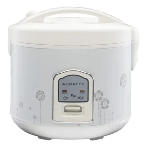Panela De Arroz Elétrica A Vapor 6 Xícaras Agratto Pequena Branco 220v 60 Hz